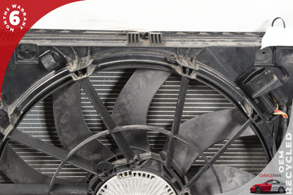 2011-2018 Porsche Cayenne 958 Engine Radiator A/C Condenser Cooler w/ Fan Motor