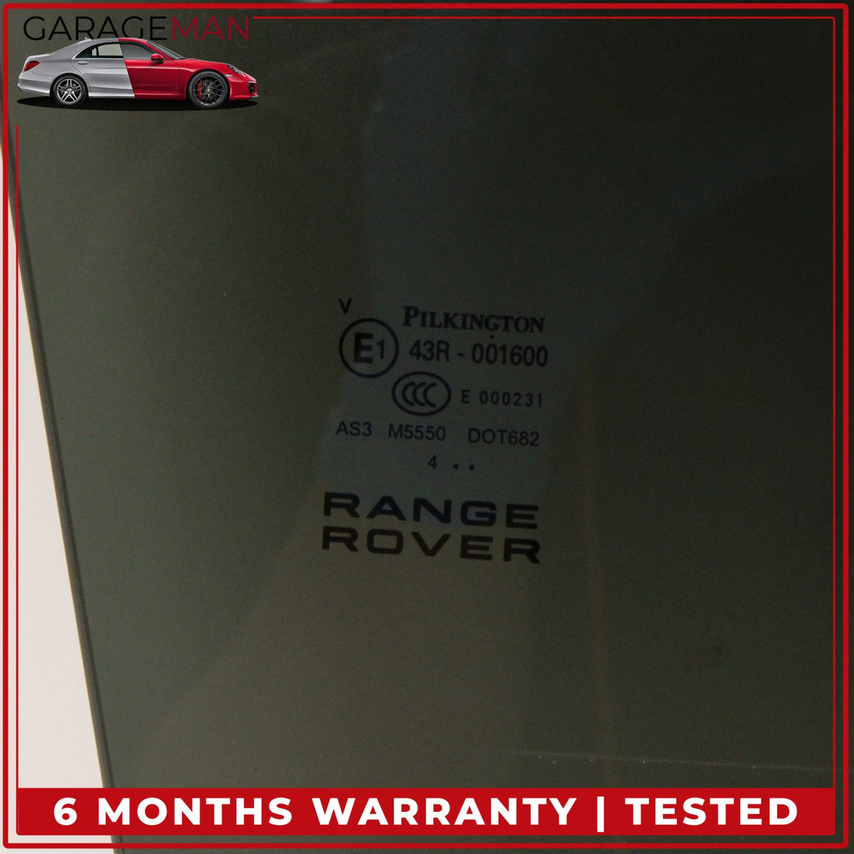 2014-2022 Range Rover Sport L494 Rear Right Door Window Glass DK6225712BD OEM