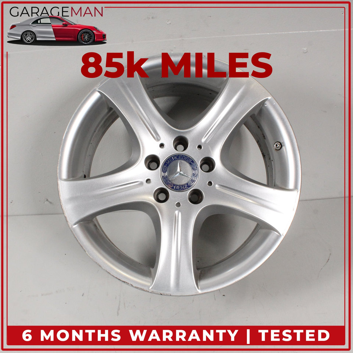 2014-2016 Mercedes W212 E350 E550 8.5 x 17 17'' Wheel Rim 2124015902 OEM
