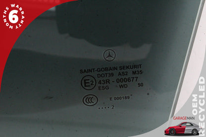 2012-2014 Mercedes W218 CLS550 Front Left Driver Side Door Window Glass OEM