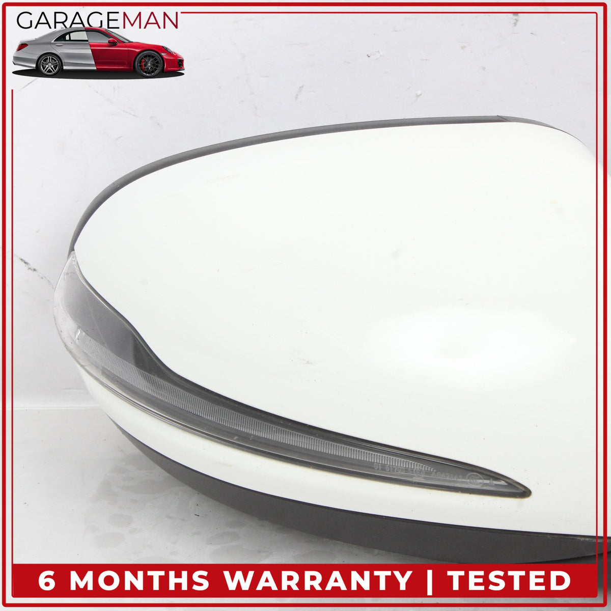 2015-2016 Mercedes W205 C300 Front Right Door Rear View Mirror w/ Blind Spot OEM