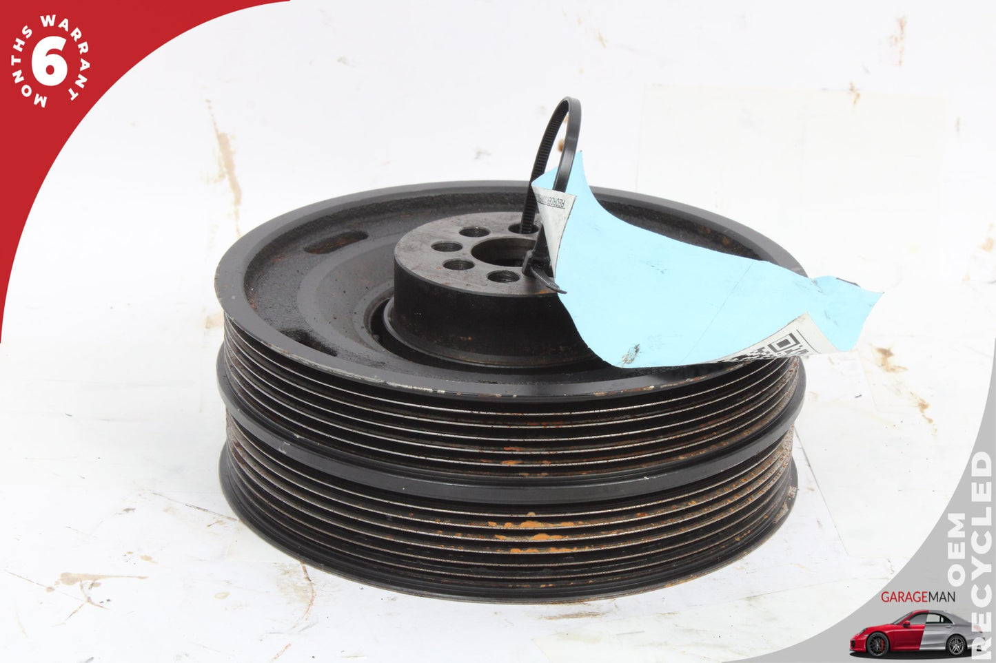 09-17 Audi A6 C7 Sedan Harmonic Balancer Crank Pulley 06E105251F Genuine