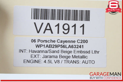 03-10 Porsche Cayenne 955 957 Front Right Side Dash Dashboard Airbag Air Bag OEM