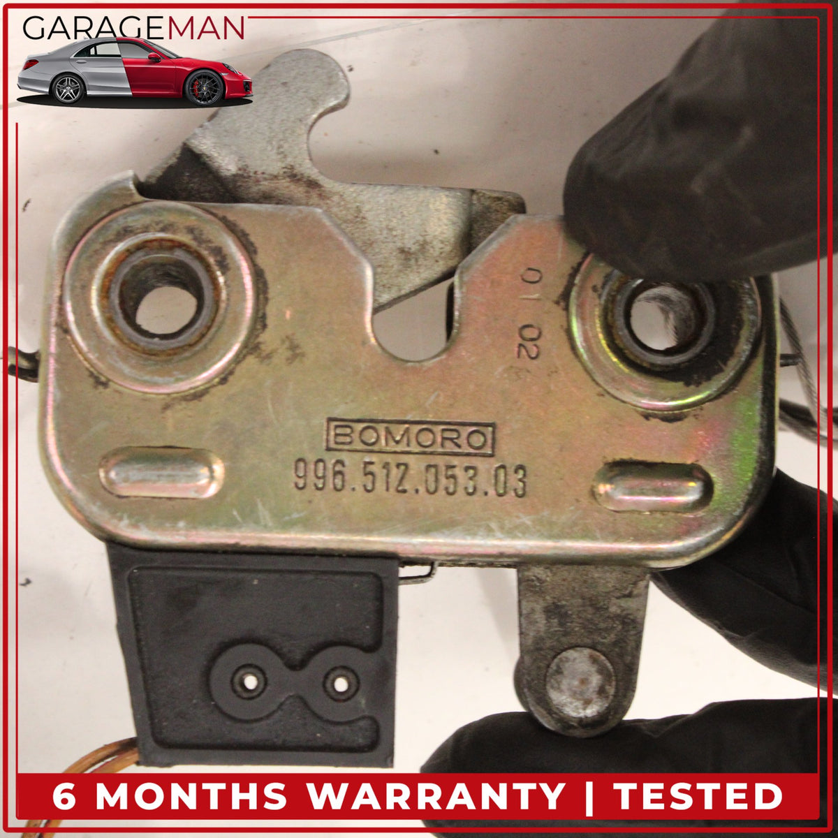 1999-2005 Porsche 911 Carrera Rear Trunk Lid Lock Latch w/ Release Actuator OEM