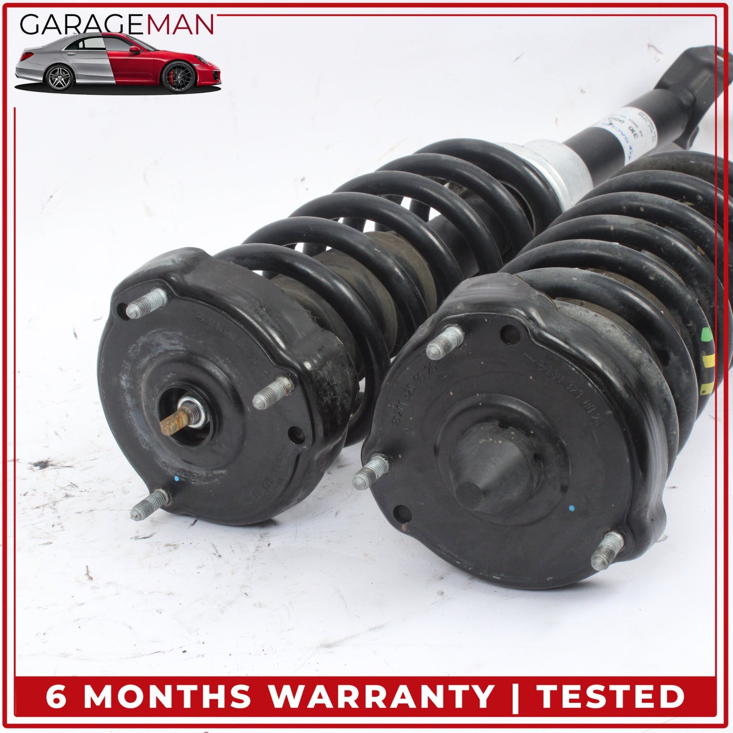 2003-2009 Mercedes W211 E350 Front Left and Right Side Shock Strut Absorber Set