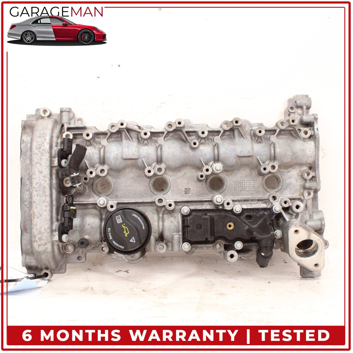 2015-2023 Mercedes W213 E300 C300 M274 Engine Cylinder Head Valve Cover OEM