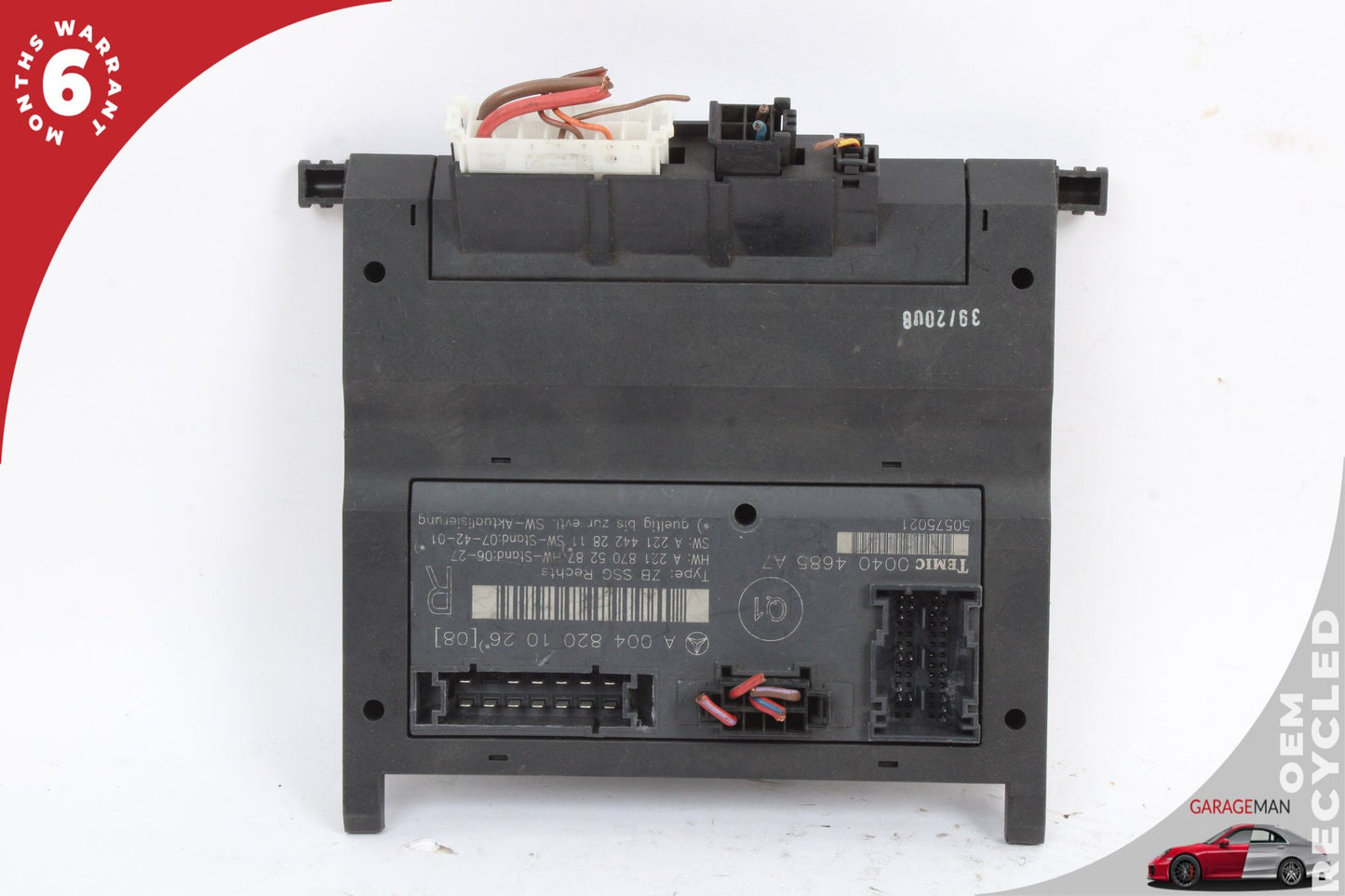 2007-2013 Mercedes W221 S550 Front Right Side Under Seat Control Module Unit OEM