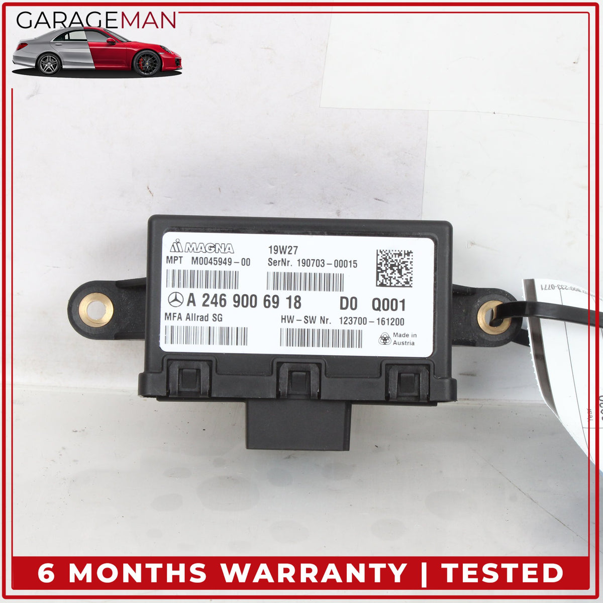 2015-2020 Mercedes X156 GLA250 Transfer Case Control Module Unit 2469006918 OEM