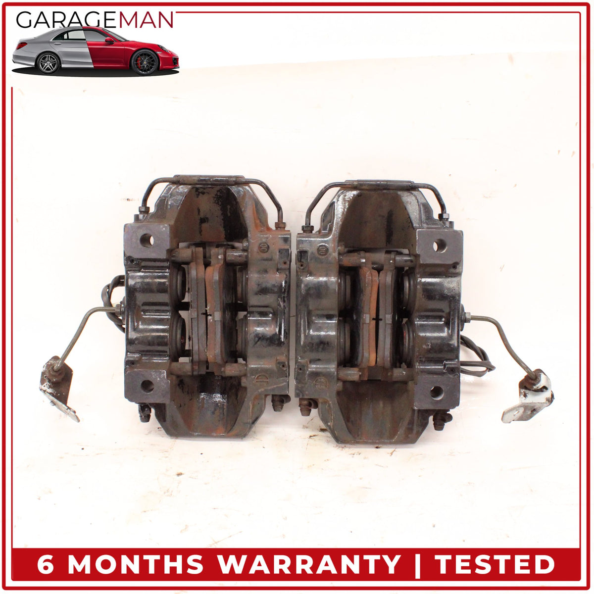 1999-2012 Porsche 911 Carrera Front Left and Right Side Brake Caliper Set OEM