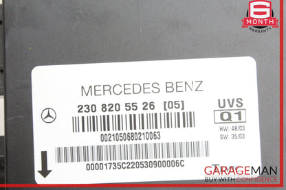 2003-2008 Mercedes SL500 R230 Roof Control Module 2308205526 Genuine
