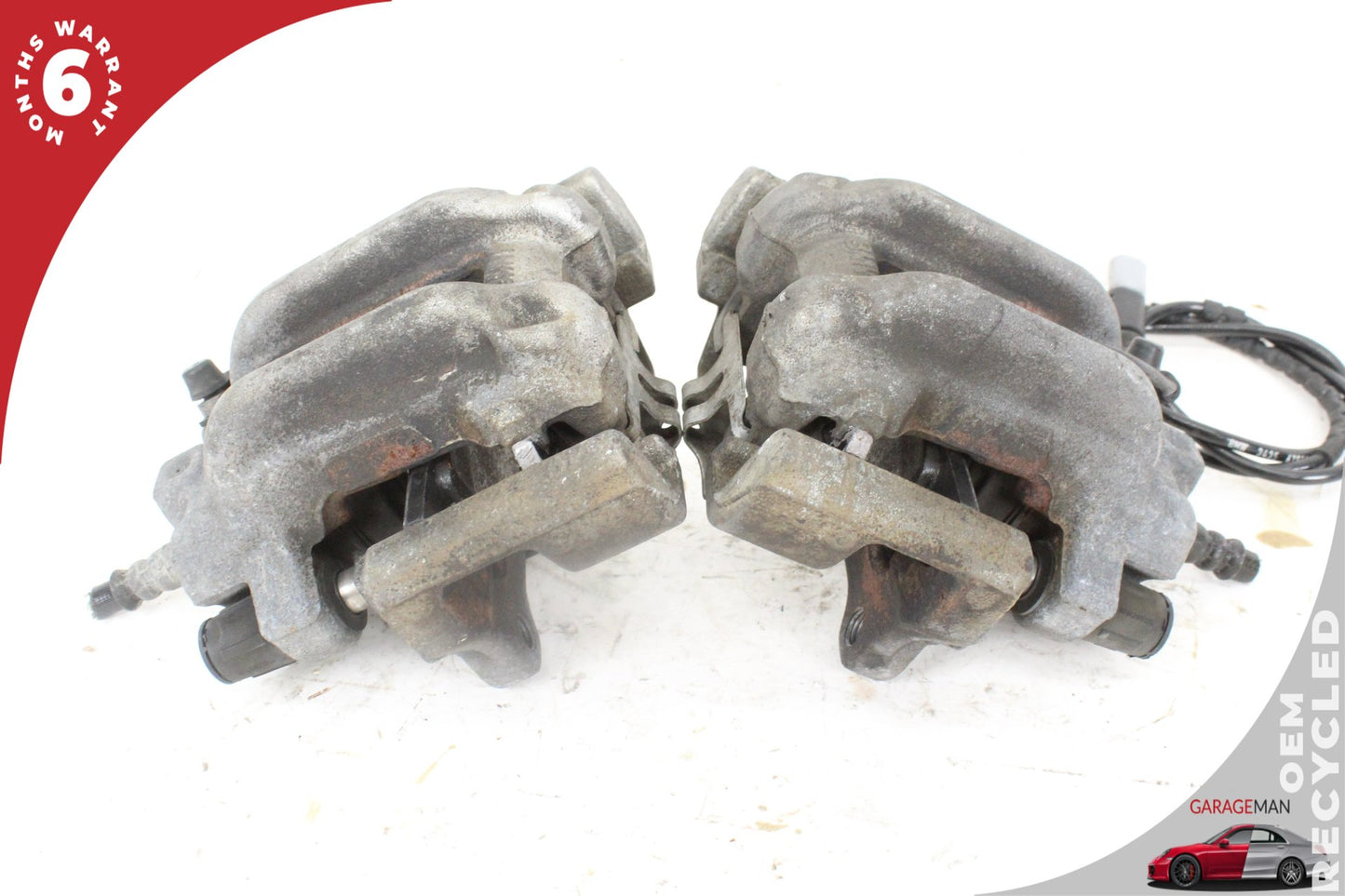 2012-2018 BMW 320i F30 Rear Left and Right Side Brake Caliper Set 6850860 OEM