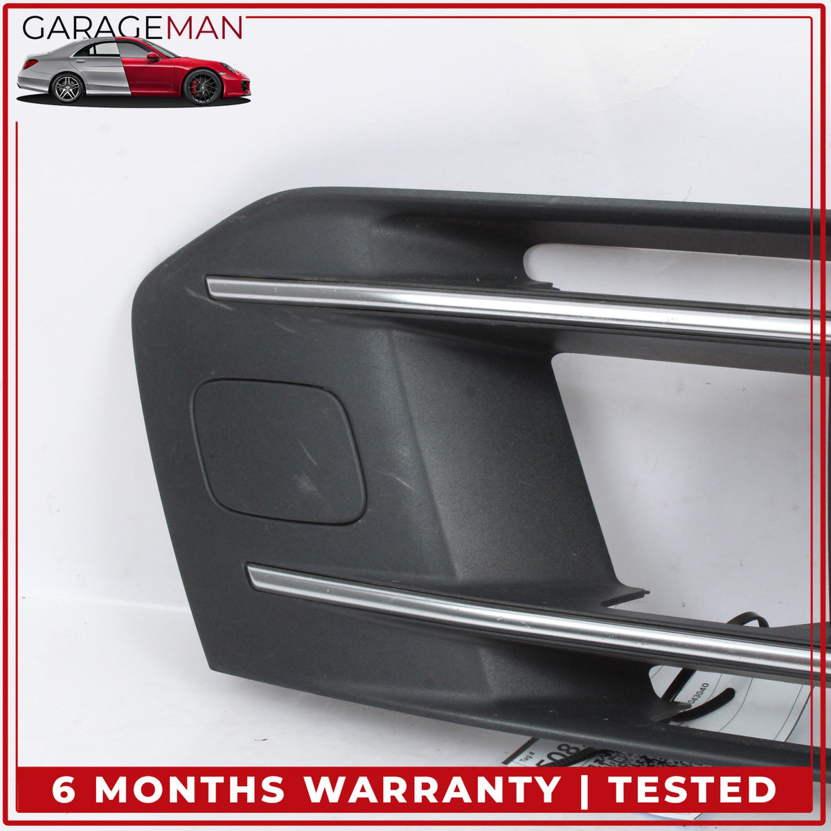 2017-2019 Audi Q7 Front Right Side Lower Bumper Fog Light Cover 4M0807682S OEM