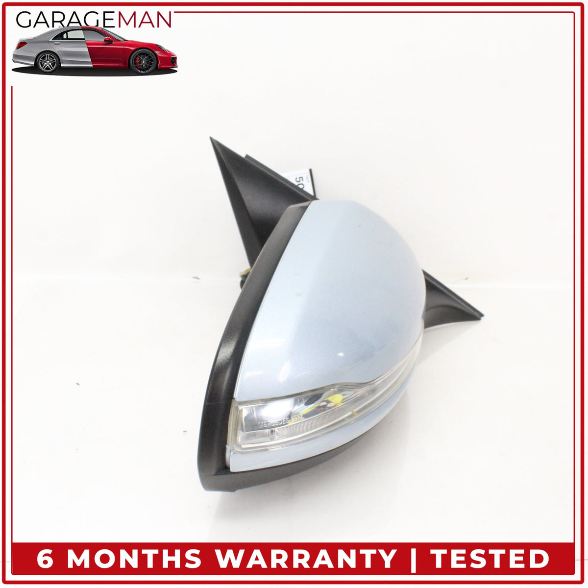 2015-2016 Mercedes W205 C300 Front Right Door Rear View Mirror w/ Blind Spot OEM