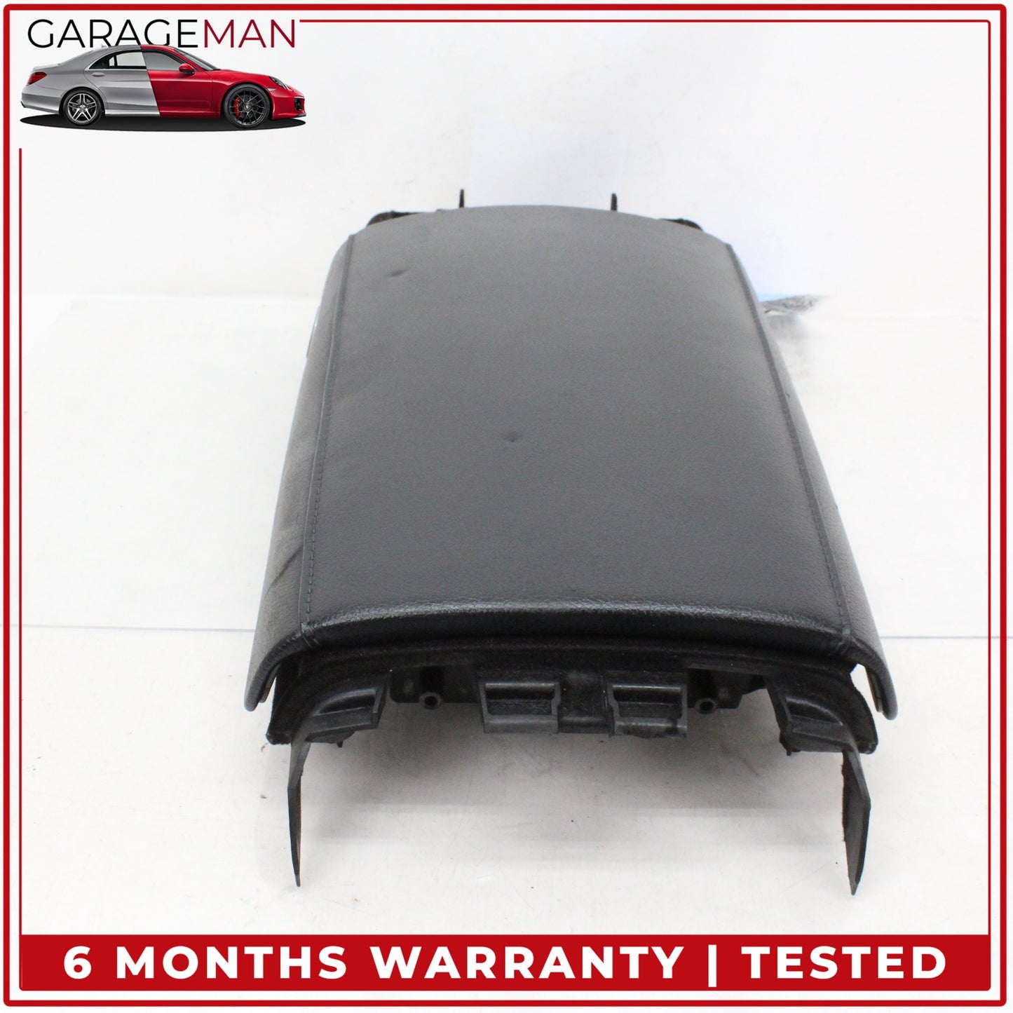 2014-2020 Mercedes W222 S550e Front Center Console Armrest Lid Cover Black OEM
