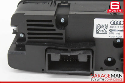 2012-2018 Audi A6 A7 Rear A/C AC Climate Control Switch Panel 4G0919158Q OEM