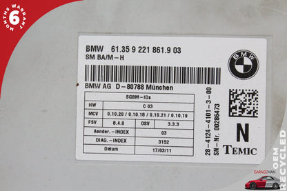 2007-2013 BMW 335is 135i 535i Front Right Side Seat Control Module 9221861 OEM