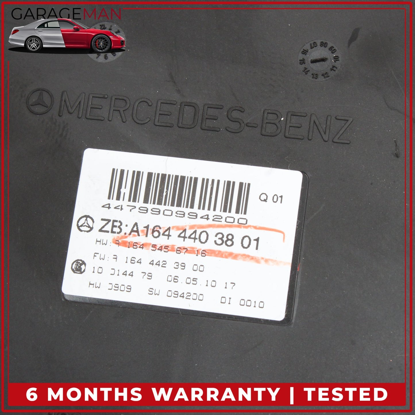 2010-2013 Mercedes W164 ML350 Front SAM Module Signal Acquisition 1644403801 OEM