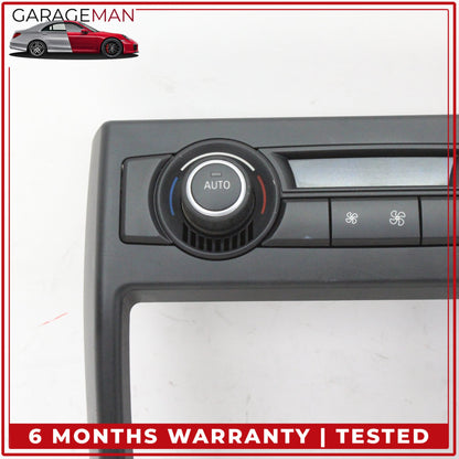 2007-2014 BMW X5 X6 Rear AC A/C Climate Control Switch Panel w/ Trim 9166317 OEM