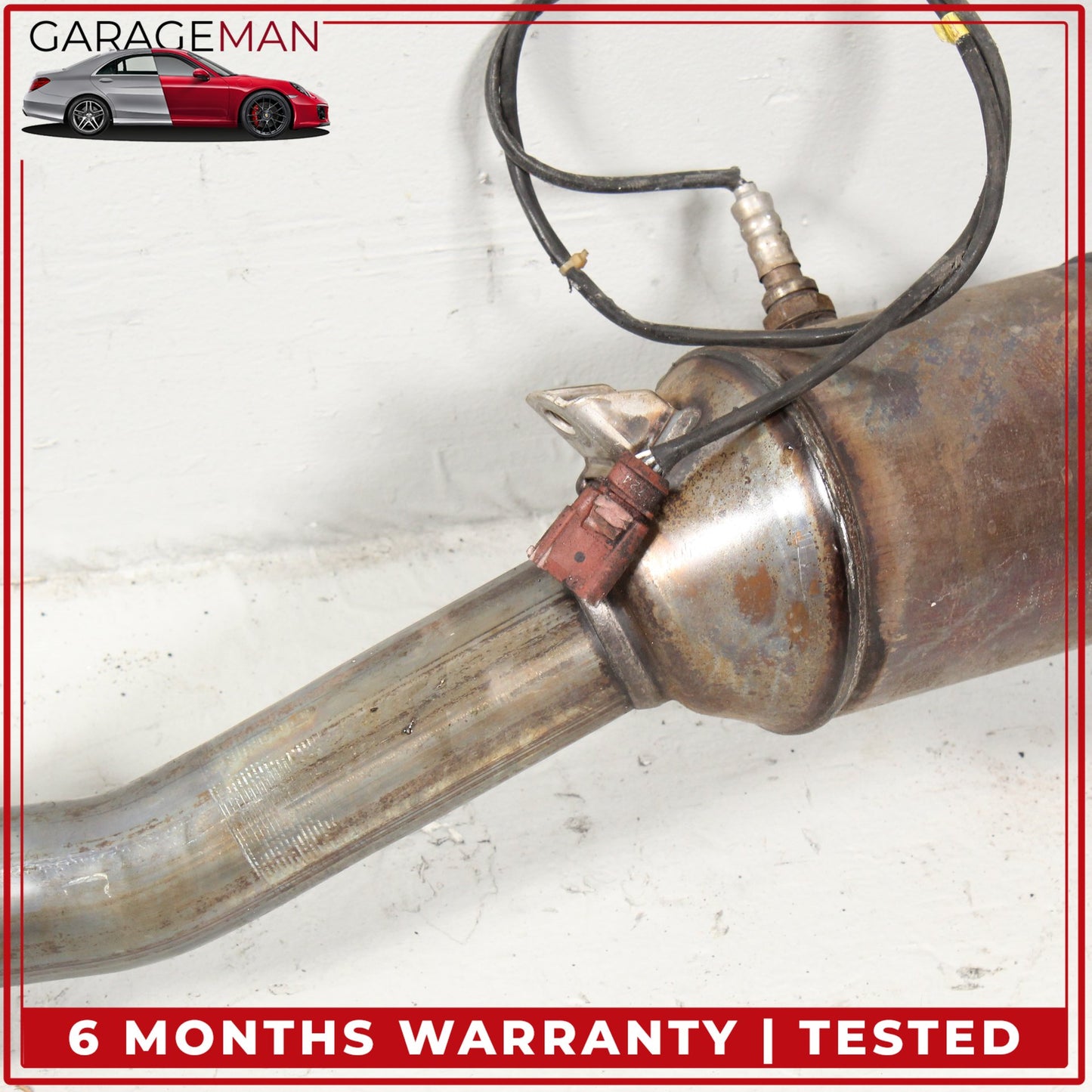2011-2015 Audi Q7 SUV Left Driver Side Exhaust Downpipe Down Pipe 7P0253209 OEM
