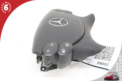 03-12 Mercedes-Benz SL500 R230 Convertible Steering Wheel Airbag Black2308600102