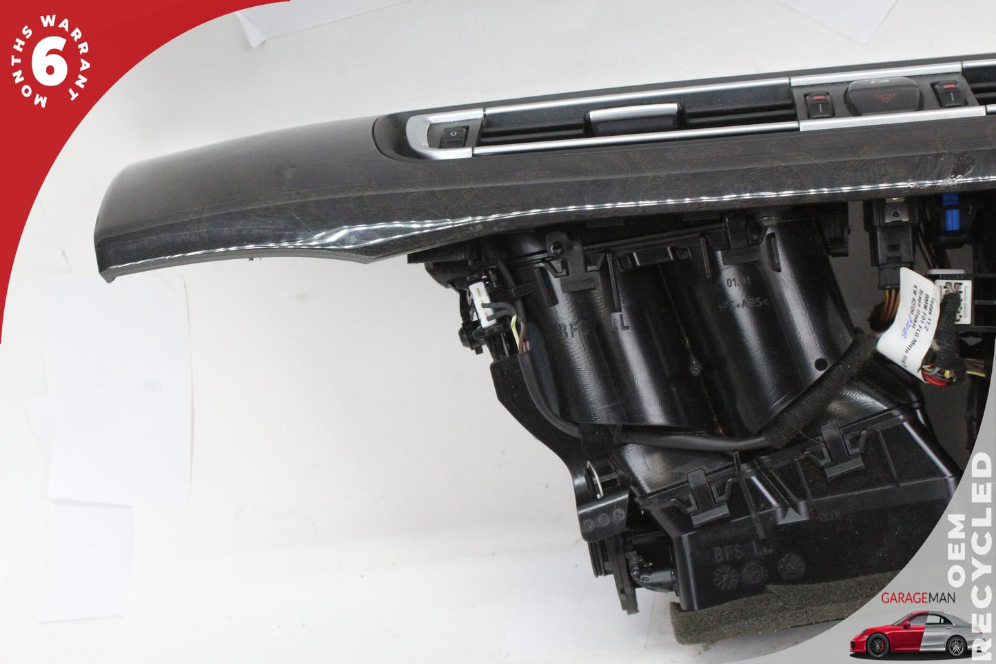 2009-2015 BMW 750i Front Dash Center Air Vent Grille w/ Engine Start Button OEM