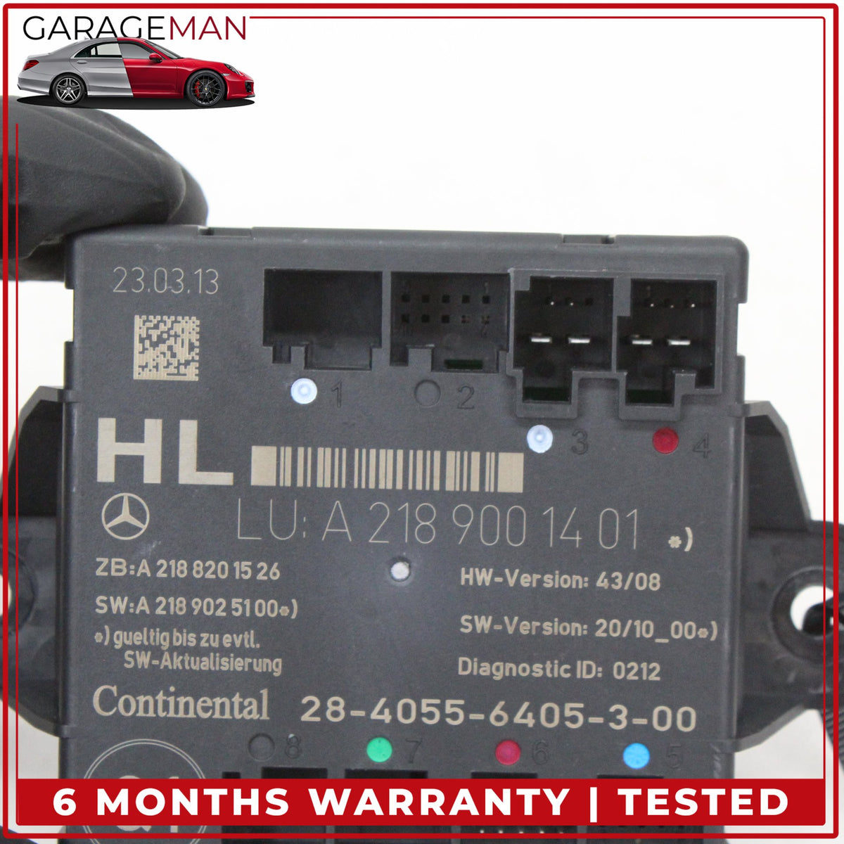2008-2018 Mercedes-Benz CLS550 W218 Sedan Left Rear Door Control Module 2189001401 OEM