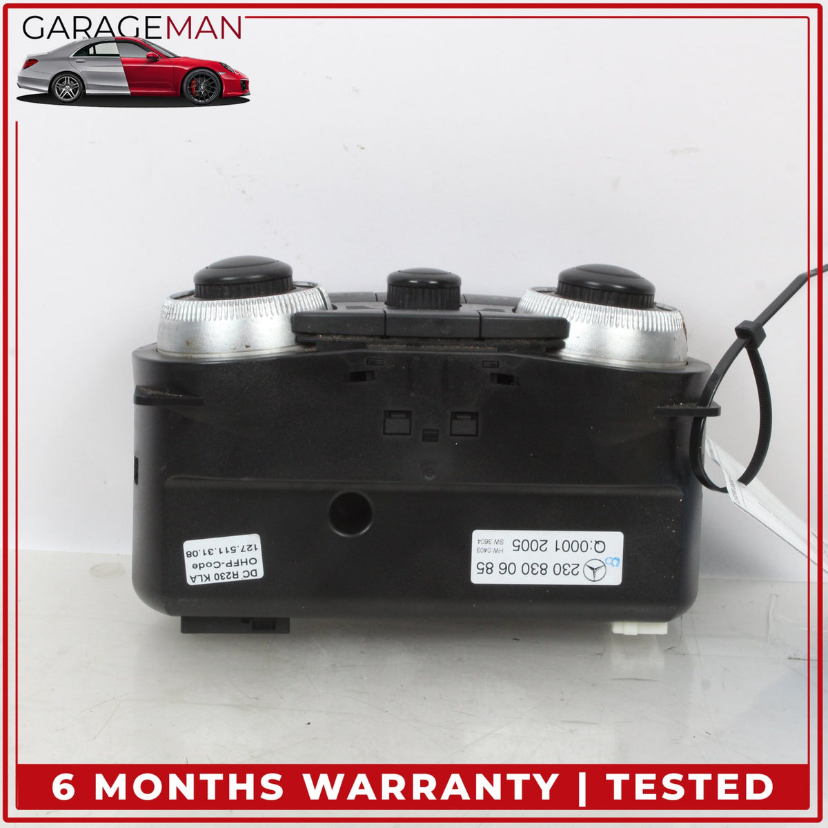 2003-2012 Mercedes R230 SL500 AC A/C Climate Control Switch 2308300685 OEM
