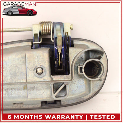 1997-2005 Porsche 911 Carrera Front Right Exterior Door Handle Blue Metallic OEM