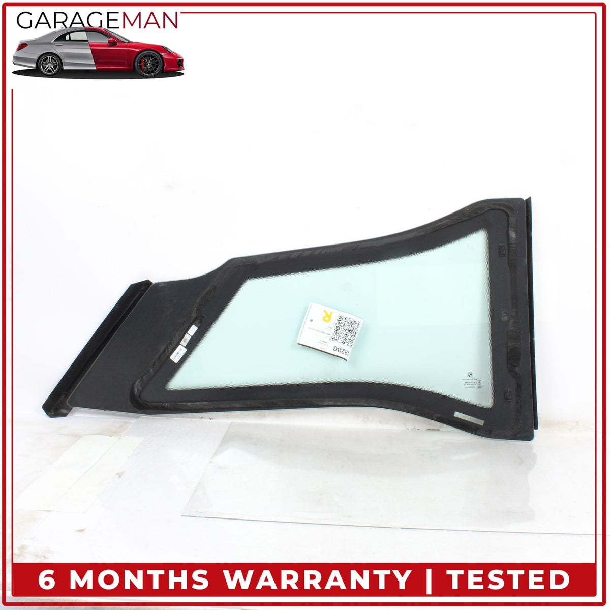 2014-2021 BMW i3 I01 Rear Left Driver Side Quarter Window Glass 7288189 OEM