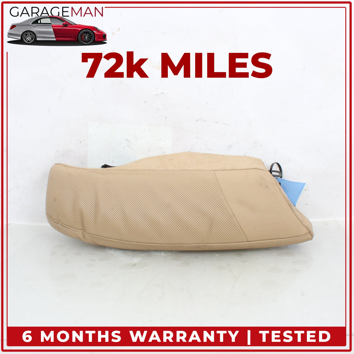 2010-2016 Porsche Panamera 970 Rear Left Side Seat Bolster Trim Cushion OEM