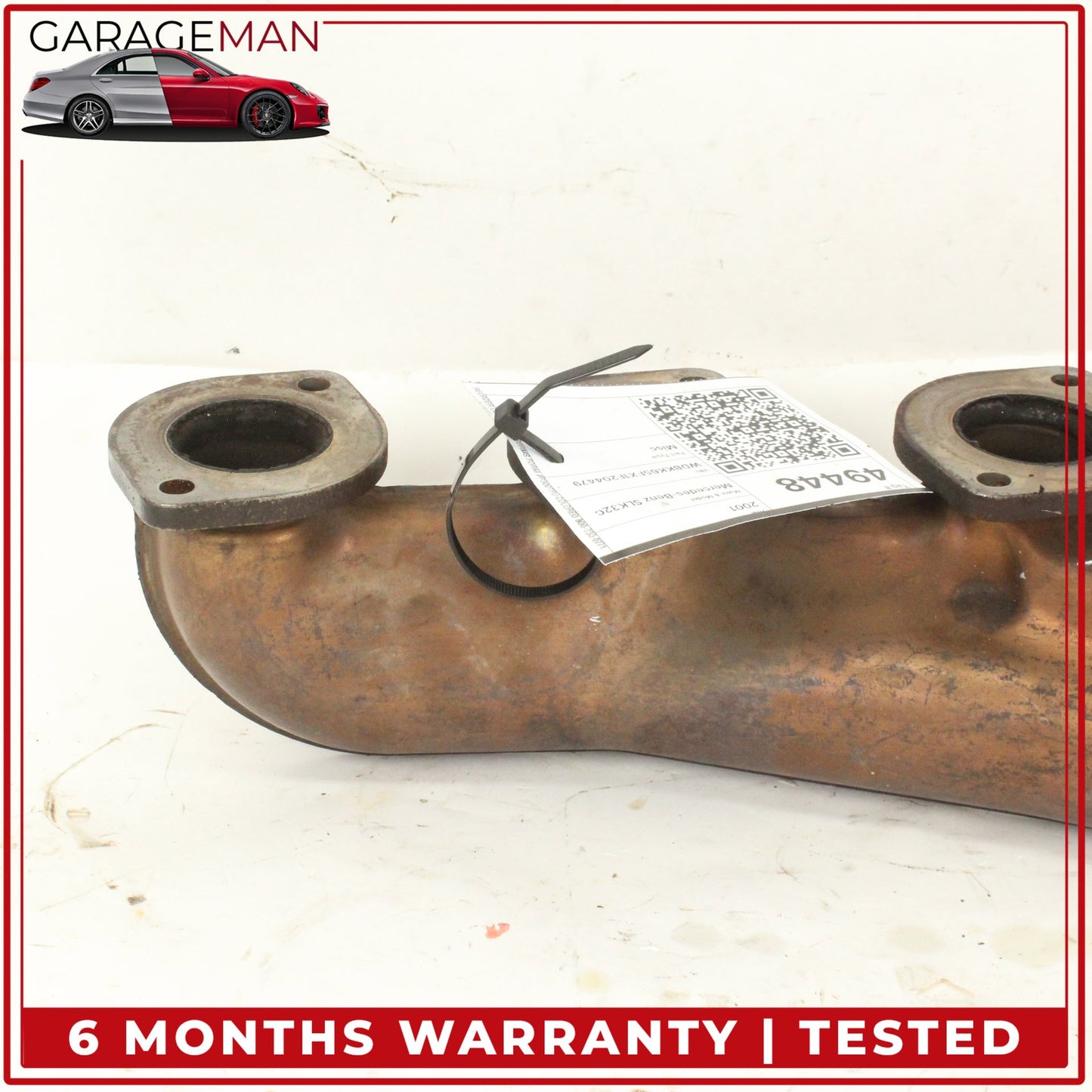 2001-2004 Mercedes R170 SLK320 Left Side Exhaust Manifold Header 1121401109 OEM