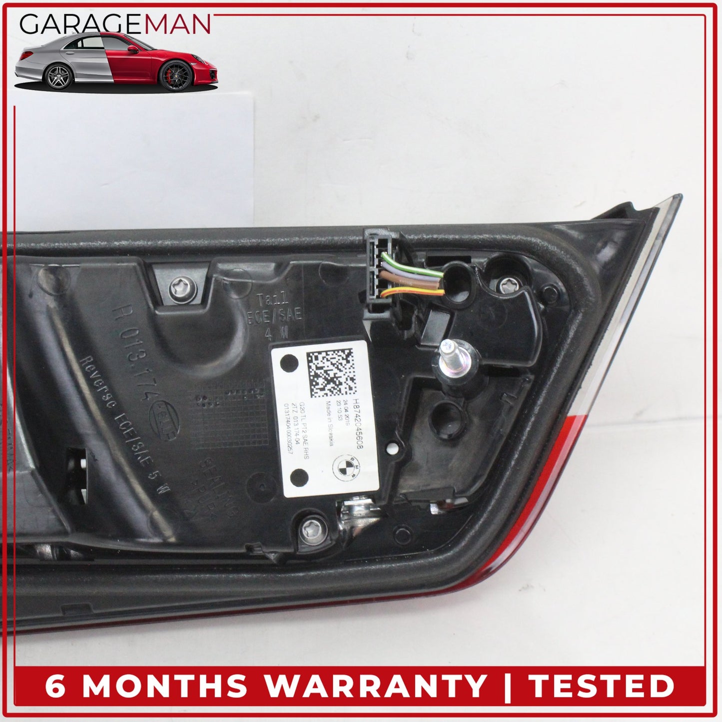 2019-2022 BMW M340i G20 Rear Right Passenger Side Inner Tail Light Lamp OEM