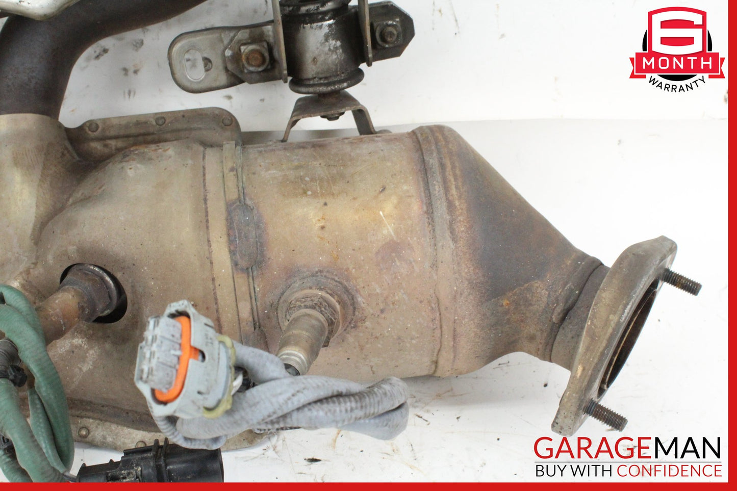 2014-2016 Porsche Cayman 981 Left Side Exhaust Manifold Catalytic Converter OEM