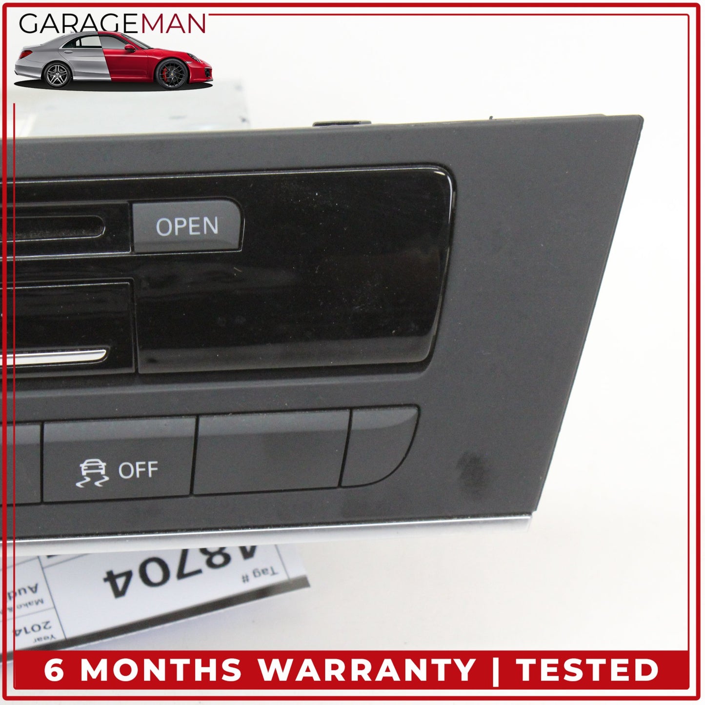 2012-2018 Audi A6 A7 Front Dash Multi Media Audio Radio Receiver Player OEM