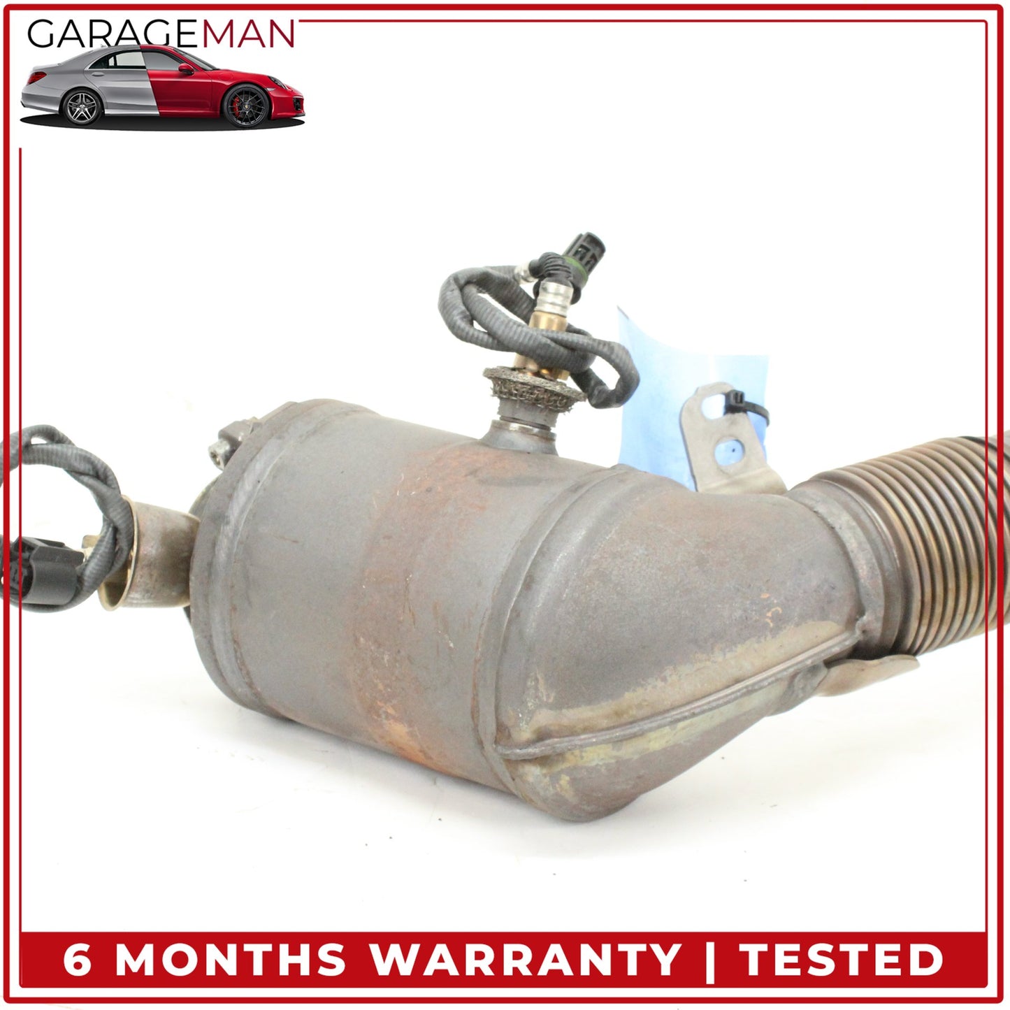 2010-2017 BMW 550i F07 Right Passenger Side Exhaust Downpipe 7645440 OEM