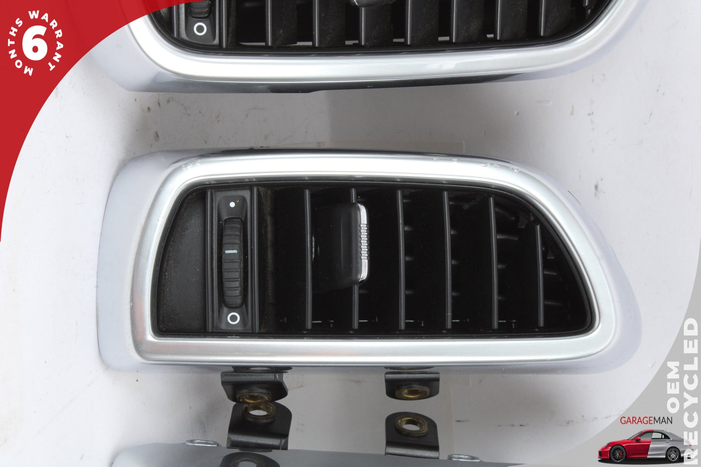 2011-2018 Porsche Cayenne 958 Front Dash Center Left &amp; Right AC Air Vent Set OEM
