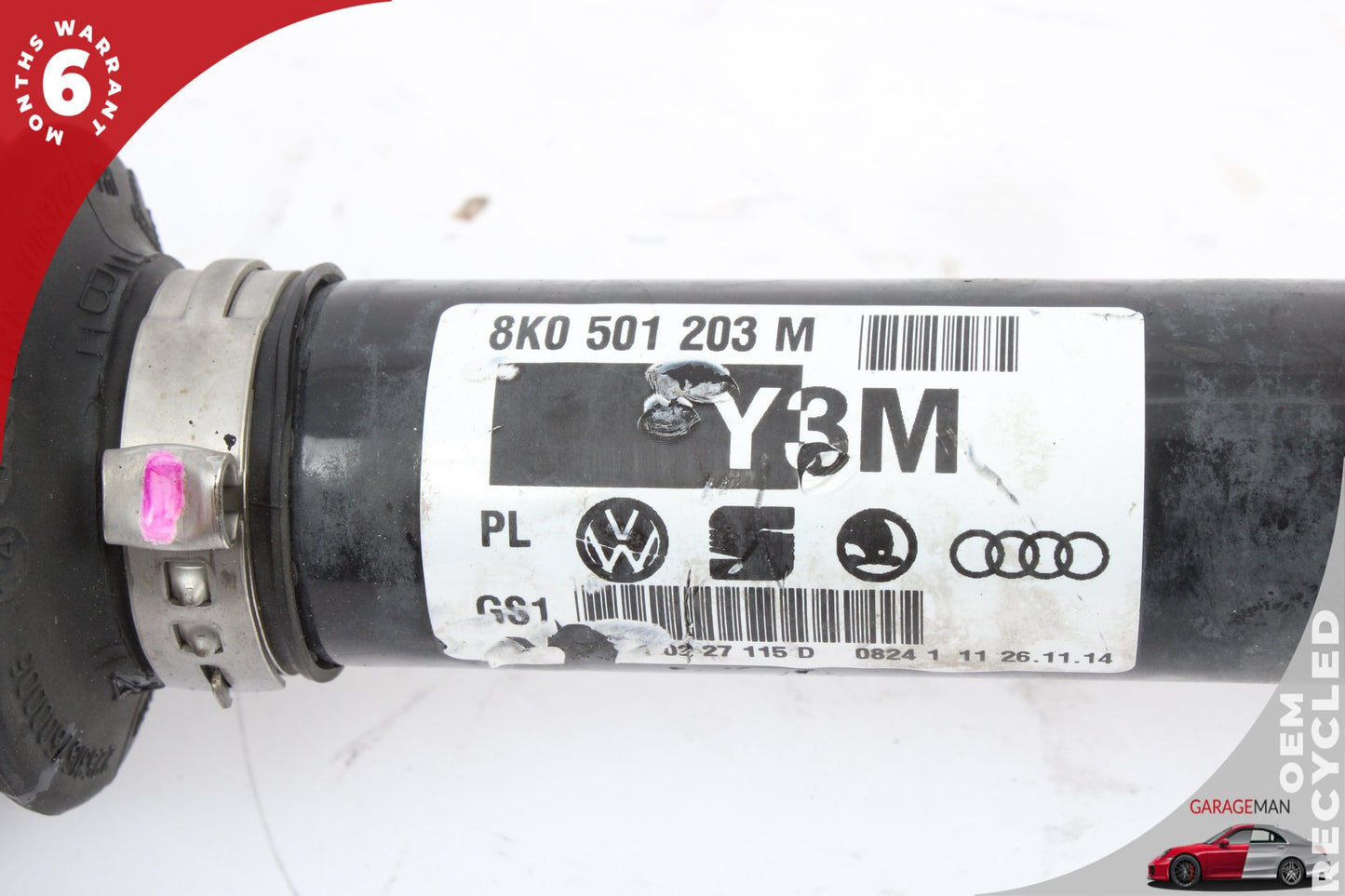2008-2017 Audi A5 Rear Left or Rear Right Side CV Axle Driveshaft 8K0501203M OEM