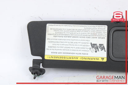 2008-2015 Audi TT 8J Convertible Left Driver Side Sun Visor 8J7857551A OEM