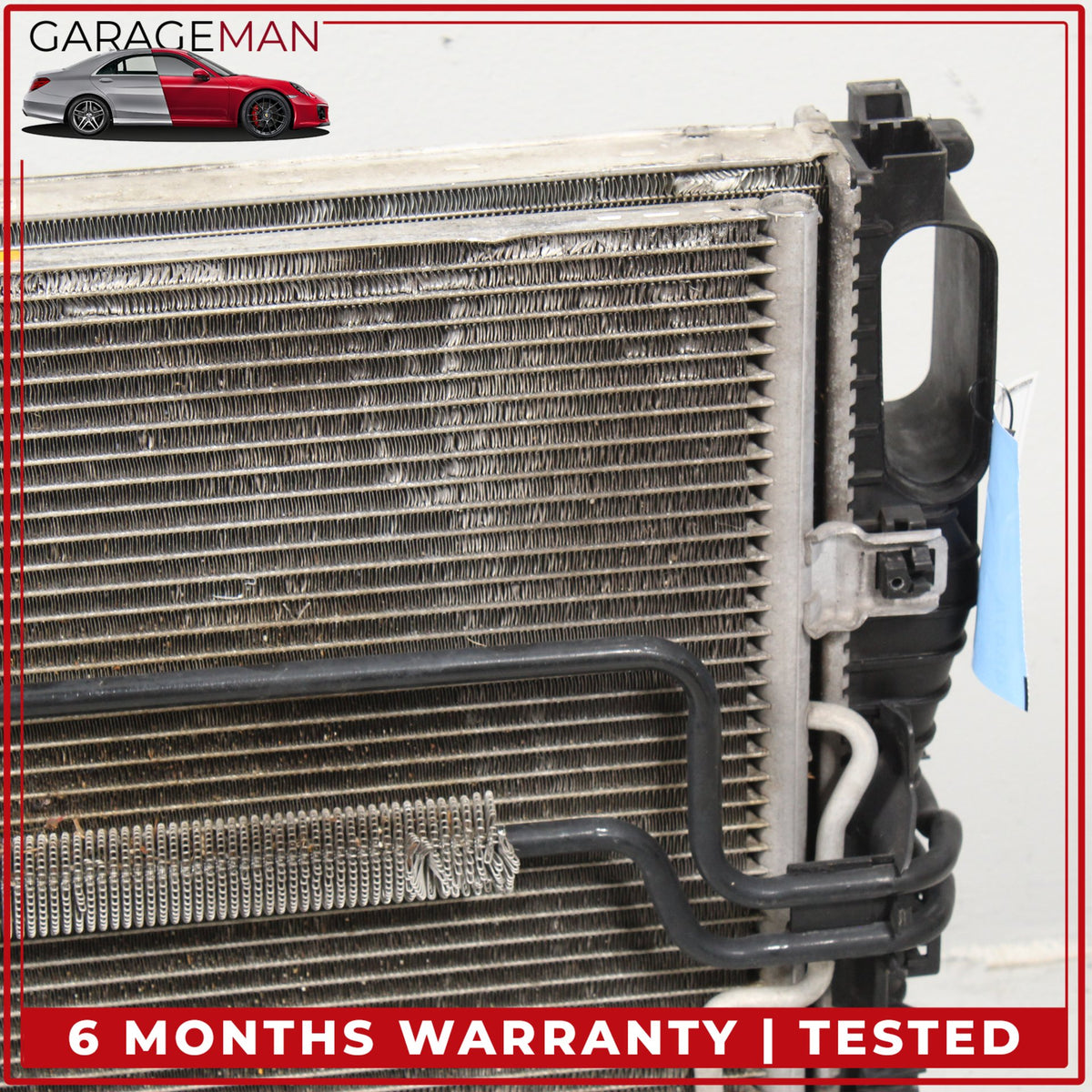 2003-2006 Mercedes W219 CLS500 E500 Water Cooling Radiator AC A/C Condenser OEM