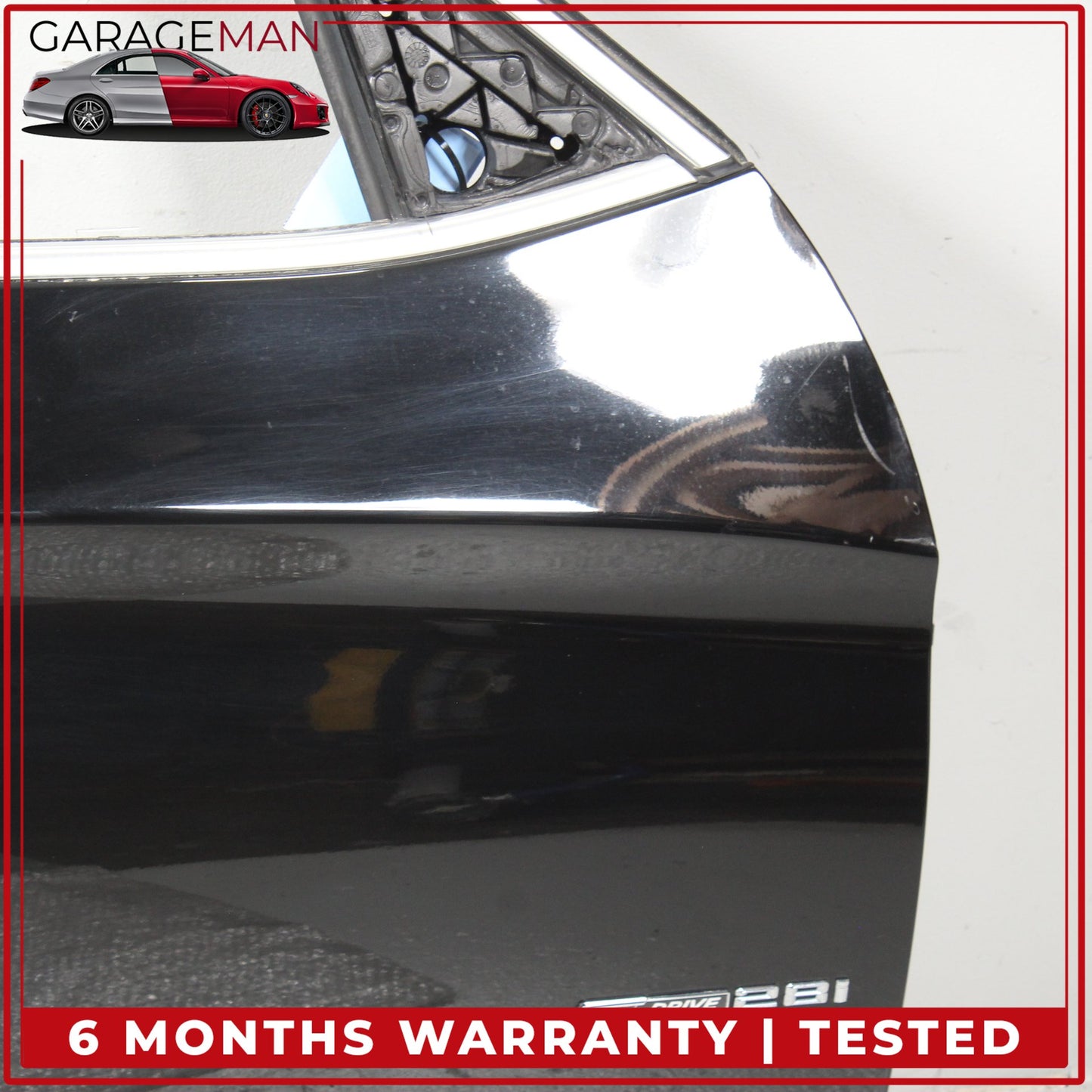 2011-2017 BMW X3 F25 SUV Front Right Side Door Shell w/ Door Handle Black OEM