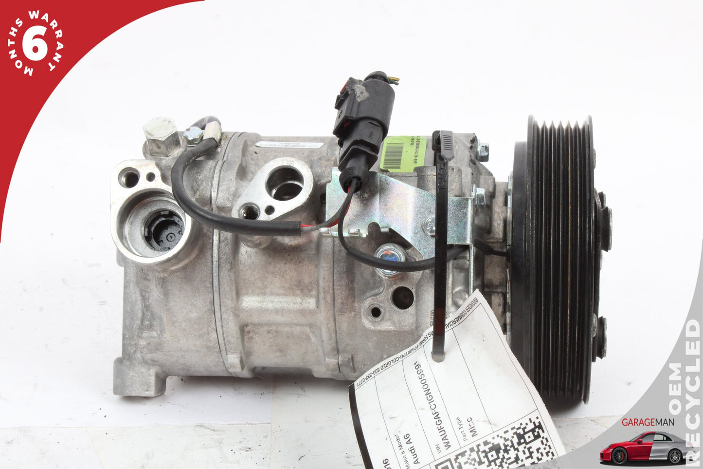 2016-2018 Audi A6 C7 Sedan AC A/C Air Conditioning Compressor 4M0820803M