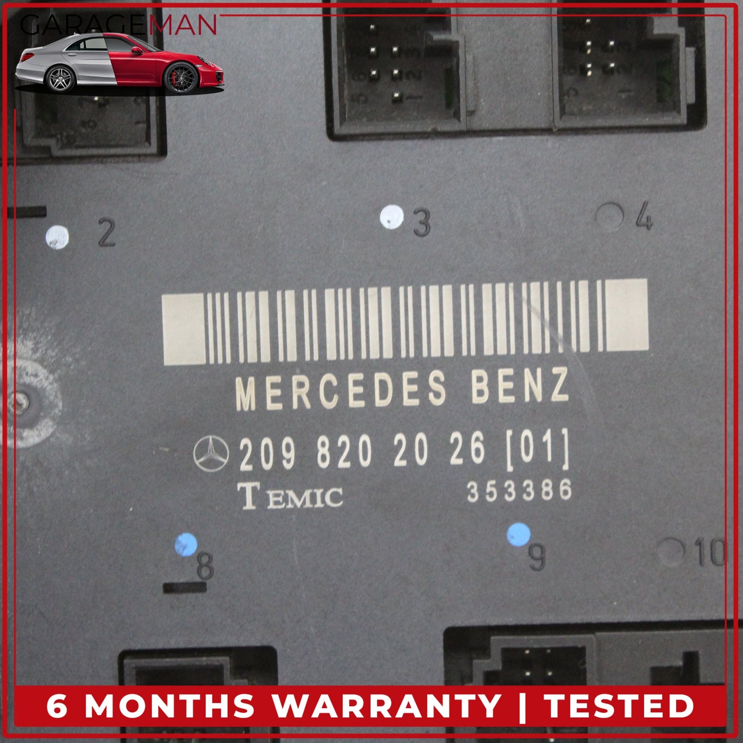 2003-2009 Mercedes-Benz CLK350 W209 Coupe Right Front Door Control Module 2098202026 OEM