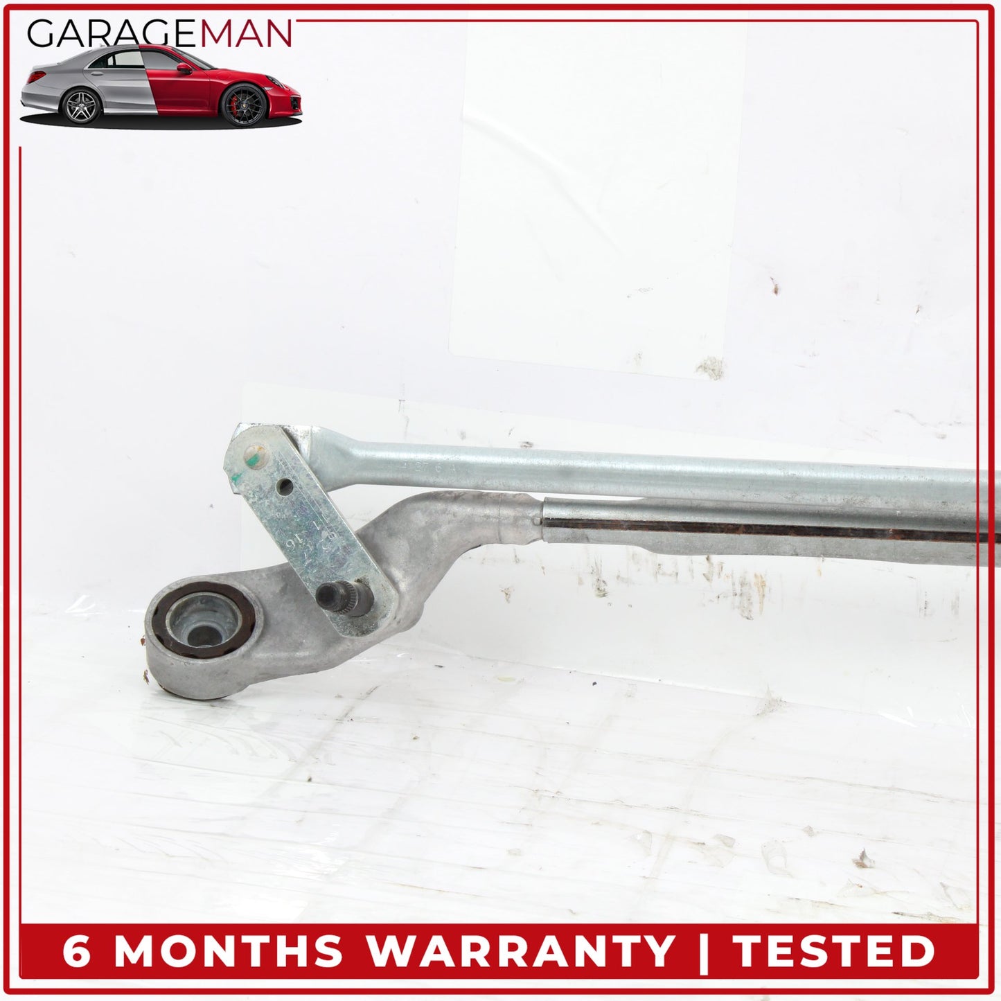 2014-2017 Mercedes W222 S550e Front Windshield Wiper Linkage w/ Motor OEM