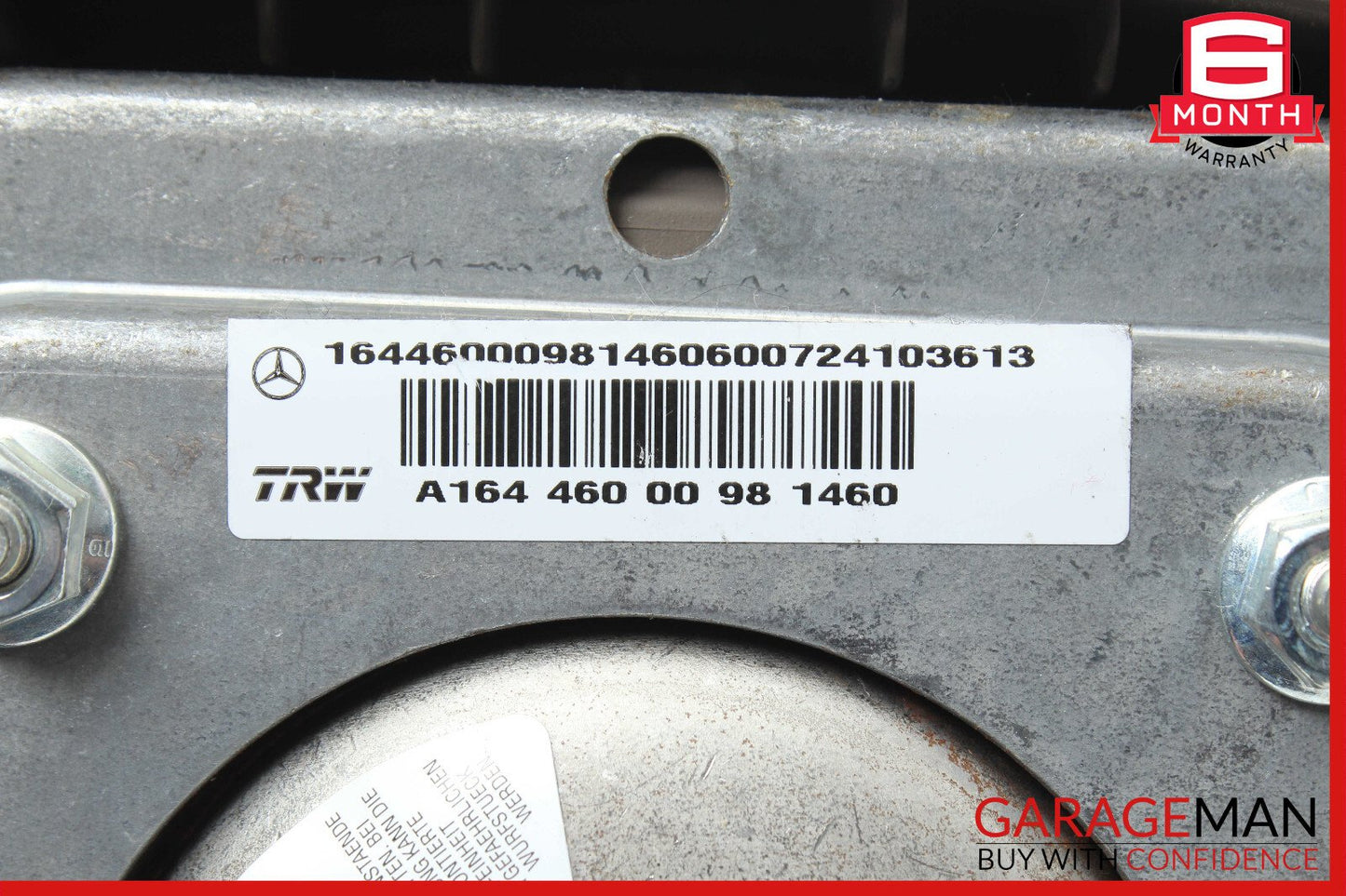 06-08 Mercedes GL320 ML500 R320 Driver Steering Wheel Airbag Air Bag Brown