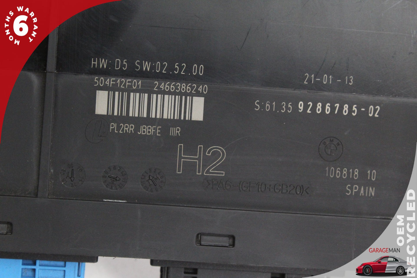 2012-2015 BMW X1 E84 SUV BCM Body Comfort Control Module Unit 9286785 OEM