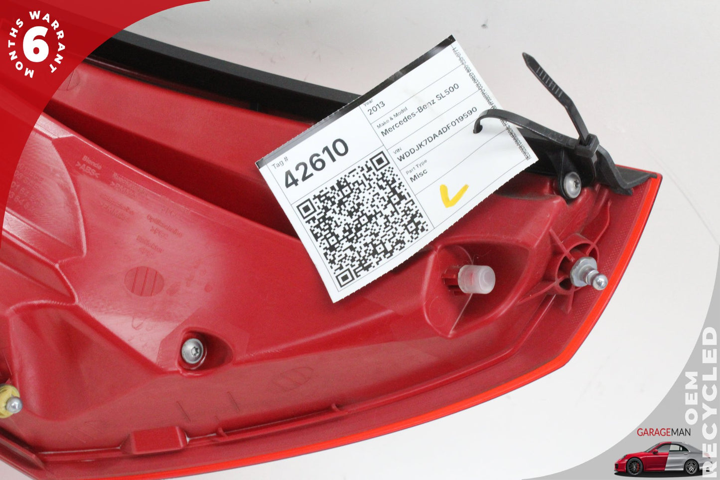 2013-2016 Mercedes R231 SL550 Rear Left Side Tail Light Lamp 2318200364 OEM