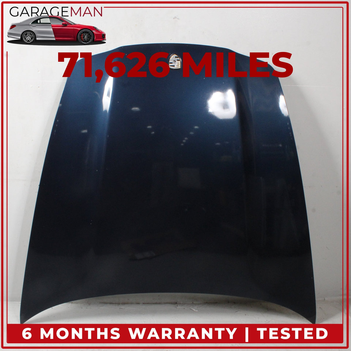 2010-2016 Porsche Panamera 970 Front Hood Bonnet Panel Blue 97051101100 OEM