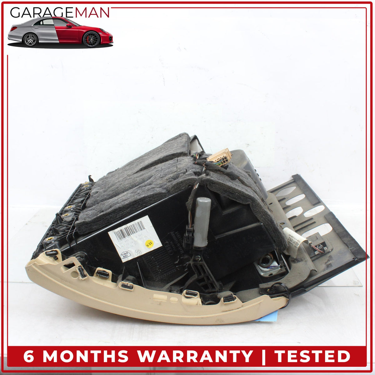 2012-2015 Audi A6 A7 Glove Box Storage Compartment Beige 4G1880302A OEM