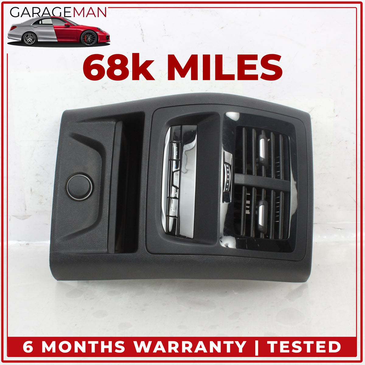 2018-2024 BMW X3 X4 Rear Center Console A/C Air Vent Climate Control Panel OEM