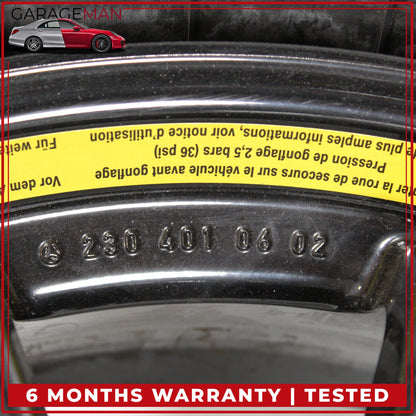2003-2012 Mercedes R230 SL500 Emergency Spare Tire Wheel Donut Rim 17" 17 OEM